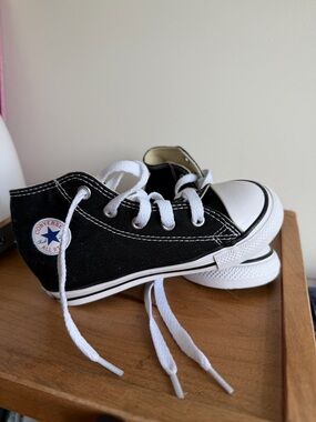 Converse Black & White Kids' High-Top Sneakers